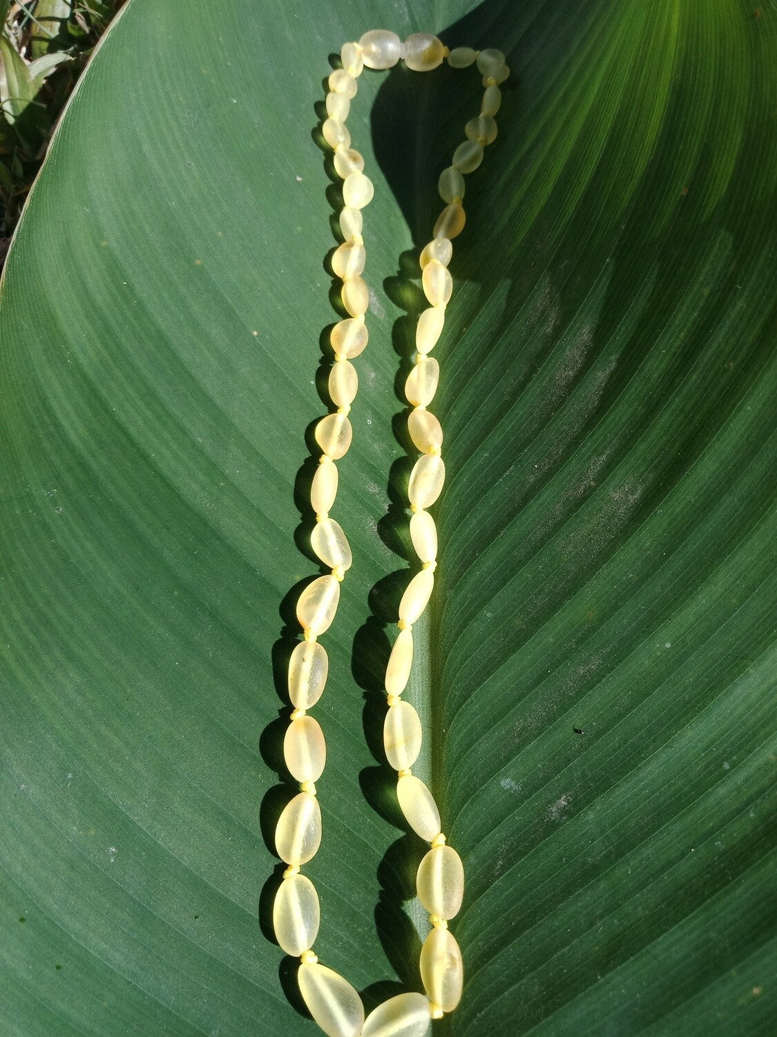 Children's Amber Bracelets/ Anklets Oval Bead