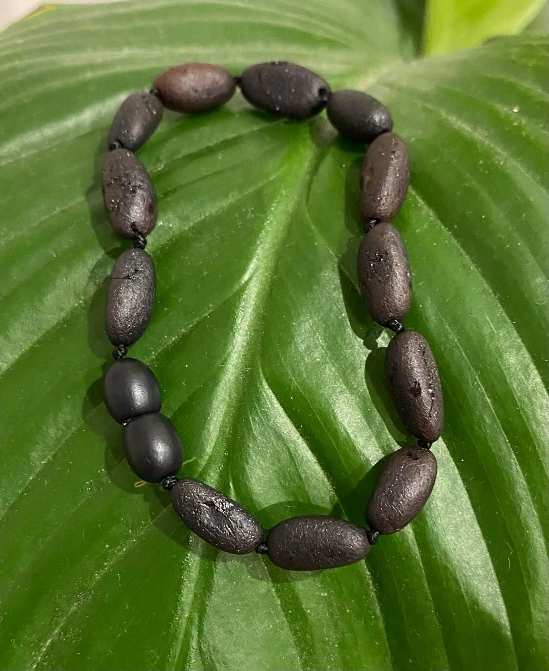 Amber Bracelet Oval Bead